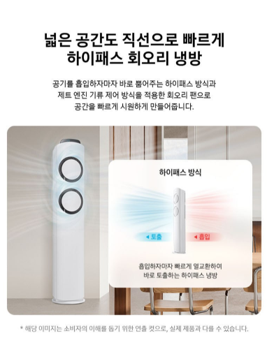 삼성전자 AI Q9000 17평 스탠드형 에어컨 AF60F17D11WT 방문설치 이미지 3